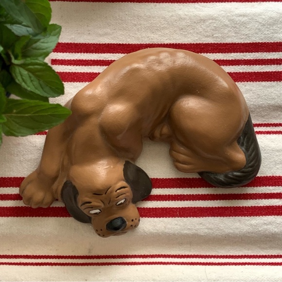 Ceramic Hand Painted Dog / Madonna Ohrt / Vintage Dog Figurine / Dog / Puppy - Picture 16 of 16